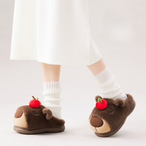 Capybara Fruity Slippers